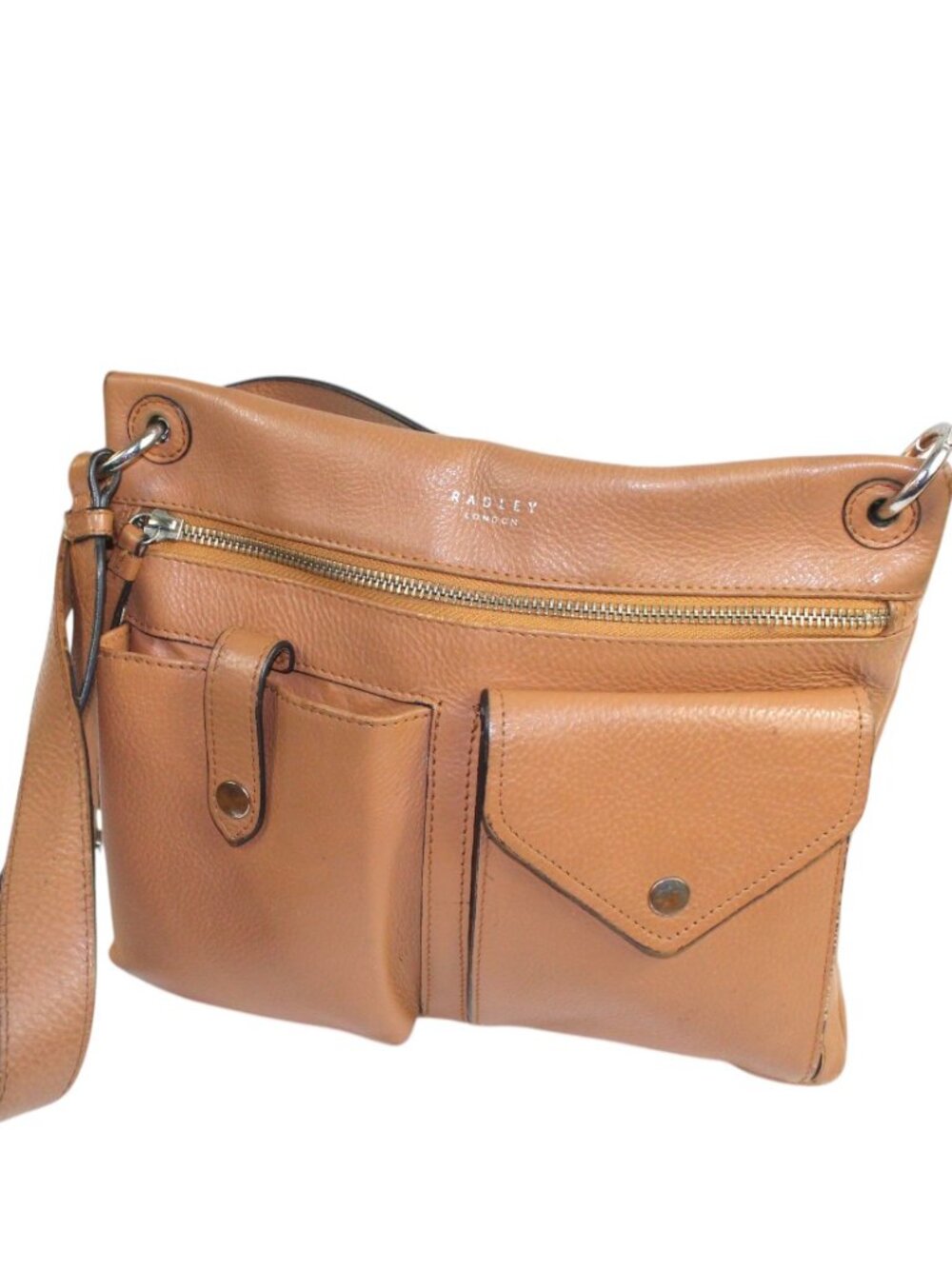 Radley London Wilton Way Dark Butter Leather Cross Body Bag - Picture 4 of 10
